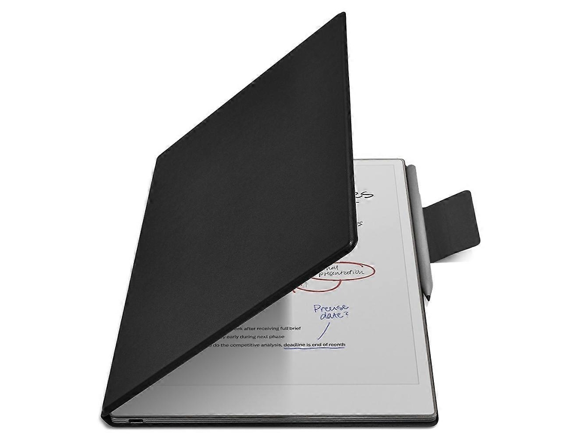 Capa Para Tablet Remarkable Paper Pro Pc Capa Magnética De Couro Pu Com Suporte Para Caneta, Ativação/repouso Automático, Aquaforge