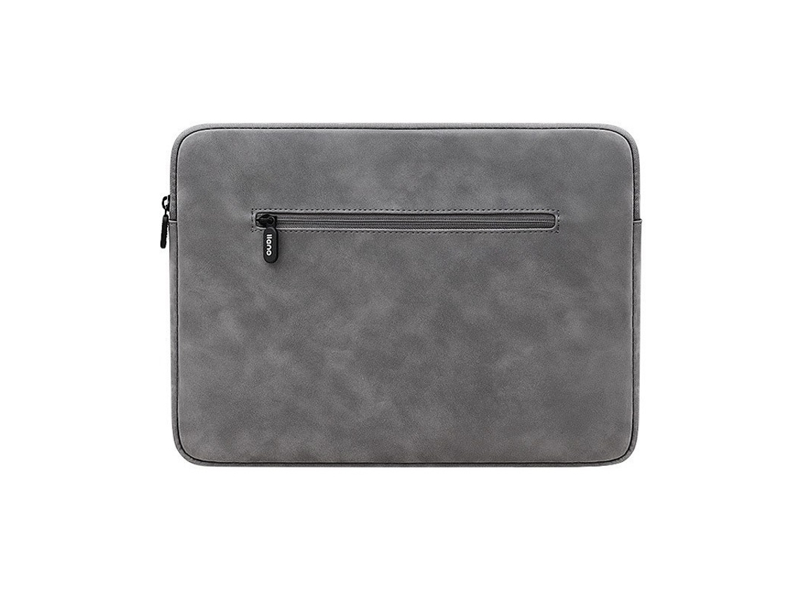 Lurelia Bolsa Para Portátil 14,1 A 15,4 Polegadas À Prova De Choque Impermeável De Ombro Com Bolso Cinza