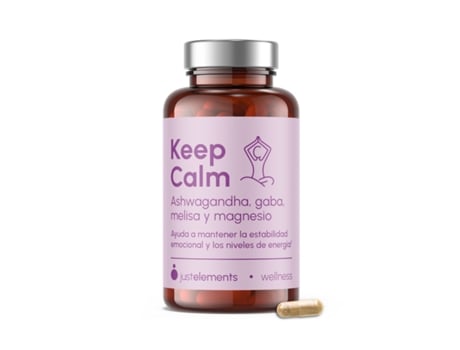 Ashwagandha Con Magnesio Keep Calm Just Elements Wellness 120 Cápsulas