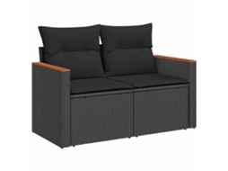 Garden Sofa, Garden Sofas Vidaxl Preto Rattan / Vime (n/a)