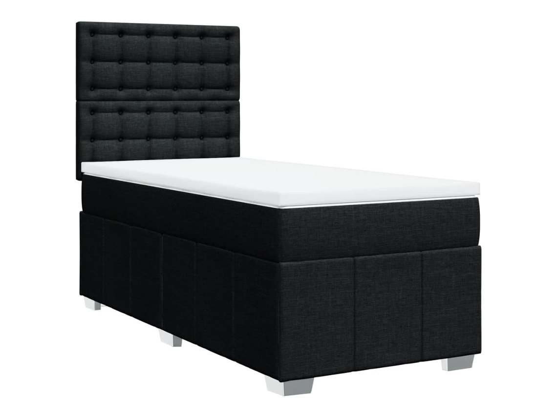 Box Spring Bed, Box Spring Beds Vidaxl Preto Tecido (80 X 200 Cm)