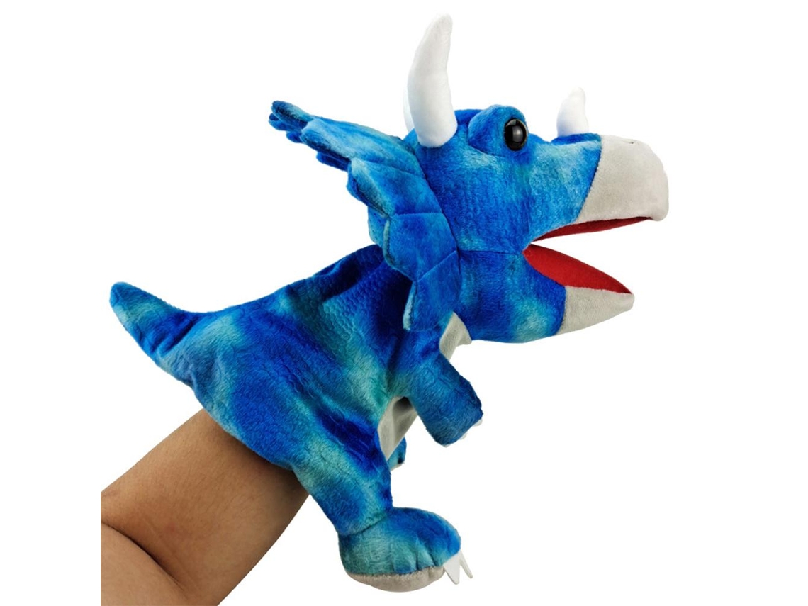 Fantoche De Mão Dinossauro 11,8 Polegadas Tiranossauro Brinquedo De Pelúcia Macio