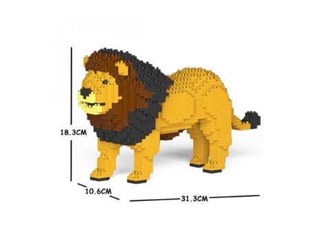 Blocos de Construção JECKCA Mammals: Lion (1110 Peças)