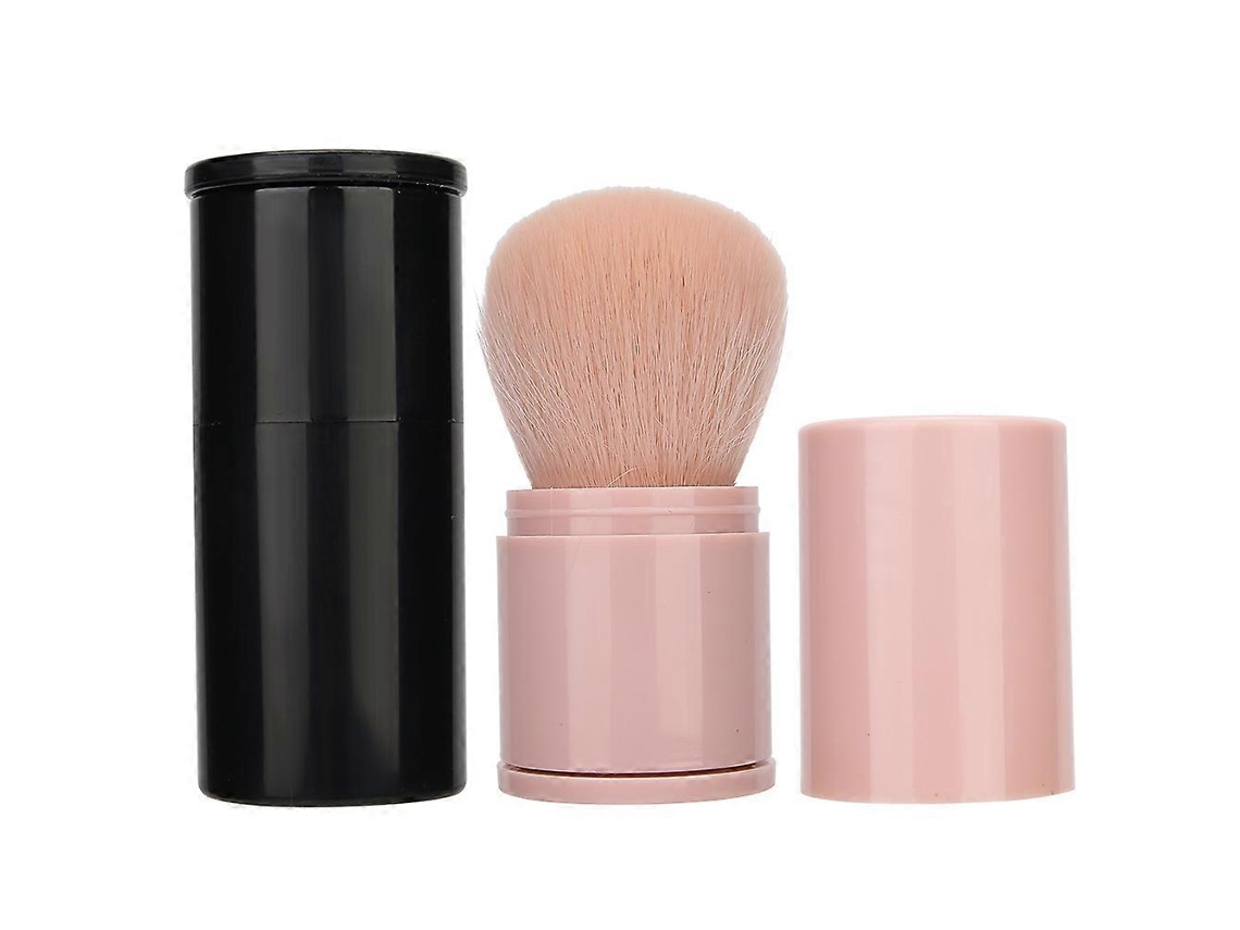 Pincel De Maquiagem Portátil Para Rosto, Blush, Pó, Ferramentas De Beleza Para Mulheres Com Estojo Everley891