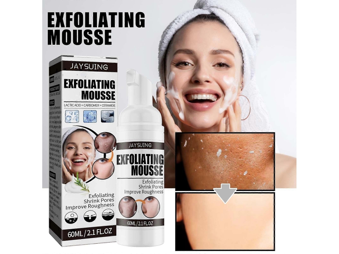 2025 Mousse Esfoliante Modelo Mais Recente, Controle de Óleo da Pele de Limpeza Poro de Limpeza TAISHENGDA