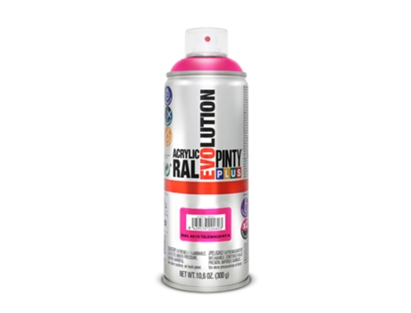 Pintyplus Acrílico Brilhante Spray Ral 400 Ml (Ral 4010 Magenta Tele)