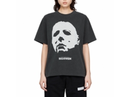 Rockinstone Halloween Michael Myers Mask Angle Black T-shirt Size:l