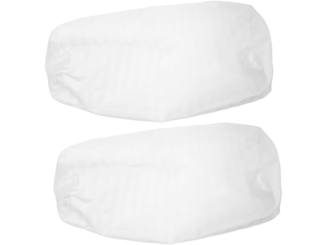 Conjunto de 2 Capas para Almofada Cilíndrica Pescoço Capa com Zíper Protetor Cilíndrico Lavável Sofá CHABERLU