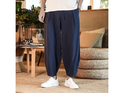2026 pantalones Holgados de Algodón Y Lino para Hombres Talla M a 5xl
