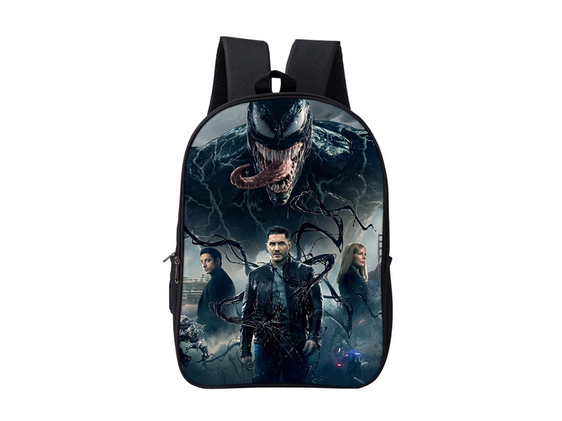 Mochila Venom, Modelo 7, 40,6 Cm (16 Polegadas), Ideal Para Estudantes.