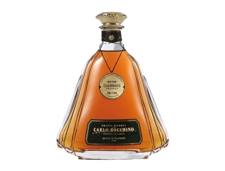 Aguardente Grappa BOCCHINO Nebbiolo e Mascate Piedmont Reserva (0.7 L - 1 Unidade)