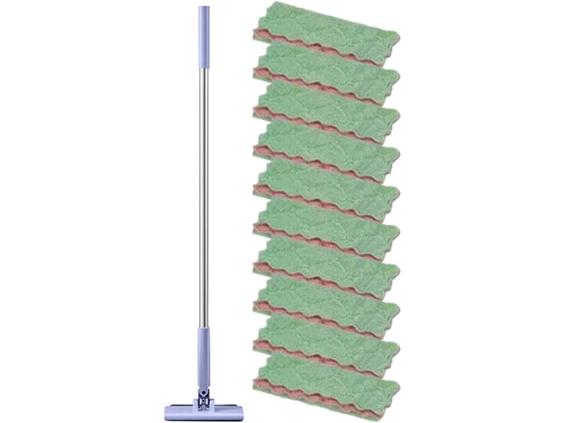 Mop Fácil De Usar Em Superfícies Secas E Molhadas, Com Cabo Longo E Design Diferenciado
