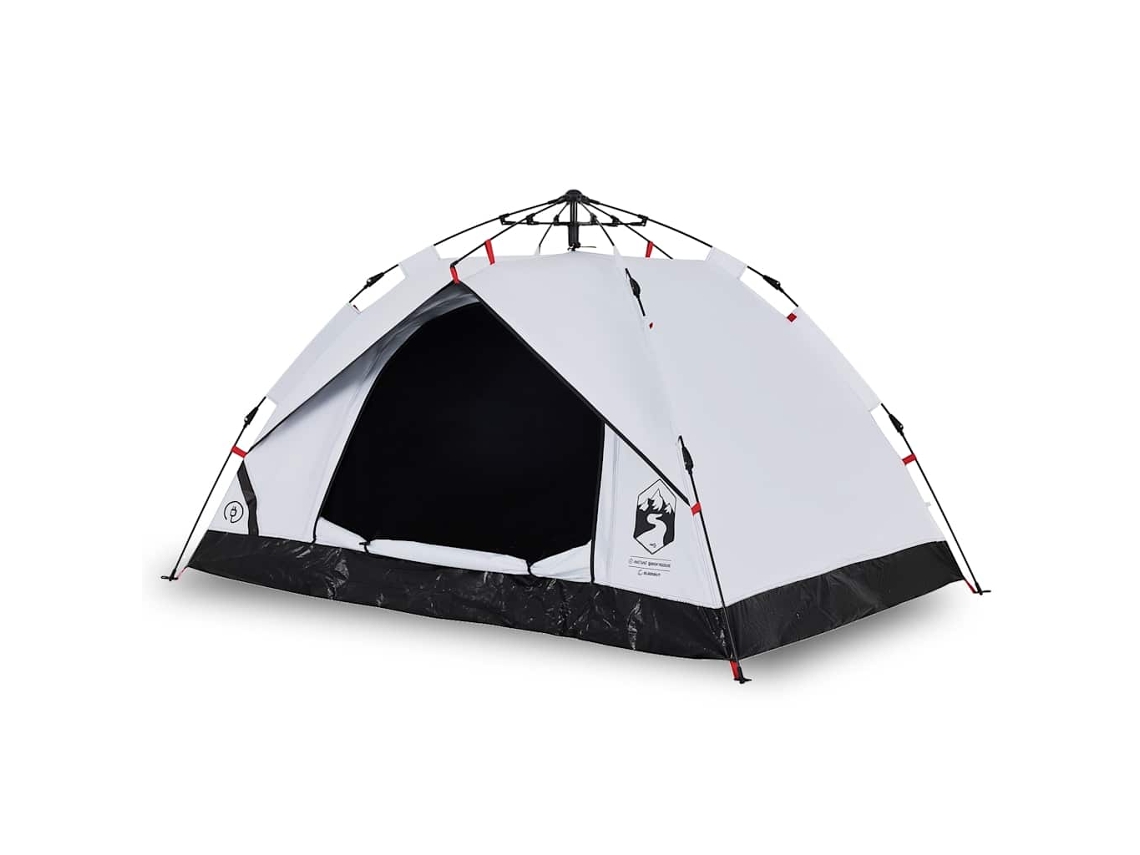 Camping Tent, Camping Tents Vidaxl Branco Poliéster (3 Pessoas)