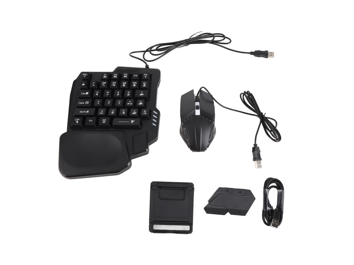 Combo Teclado e Mouse RGB para Jogos EOOCOO