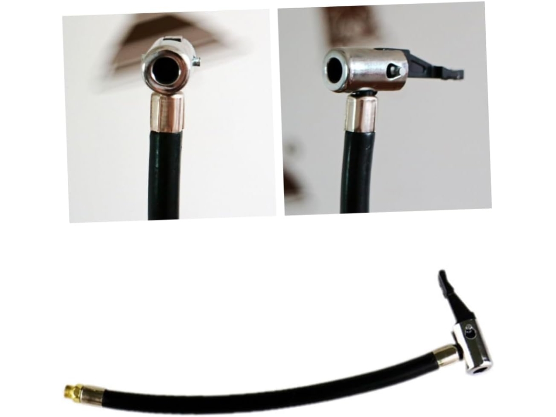 Mangueira de inflação de 2 peças para compressor de ar, extensão flexível para veículos.