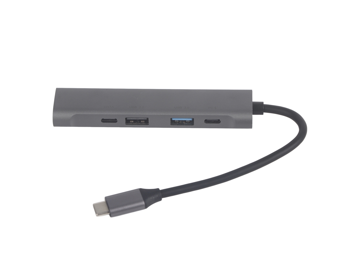 Dock Station Tipo-c 5 Em 1 Transmissor Carregamento 60wpd Transmissão De Dados