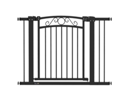 Extensível 76-102 Cm Guarda Com 2 Extensões Negro Guarda De Proteção