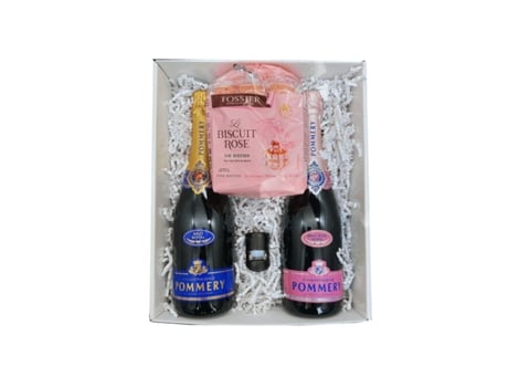White Box: POMMERY- Fossier Biscuit Rose Cork