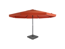 Vidaxl Guarda-sol De Jardim Com Base Portátil Terracotta