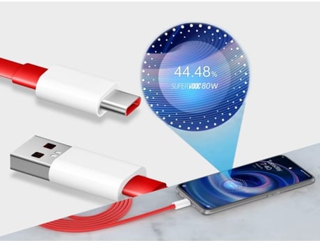 Cabo De Carregamento Compatível Com Supervooc 80w