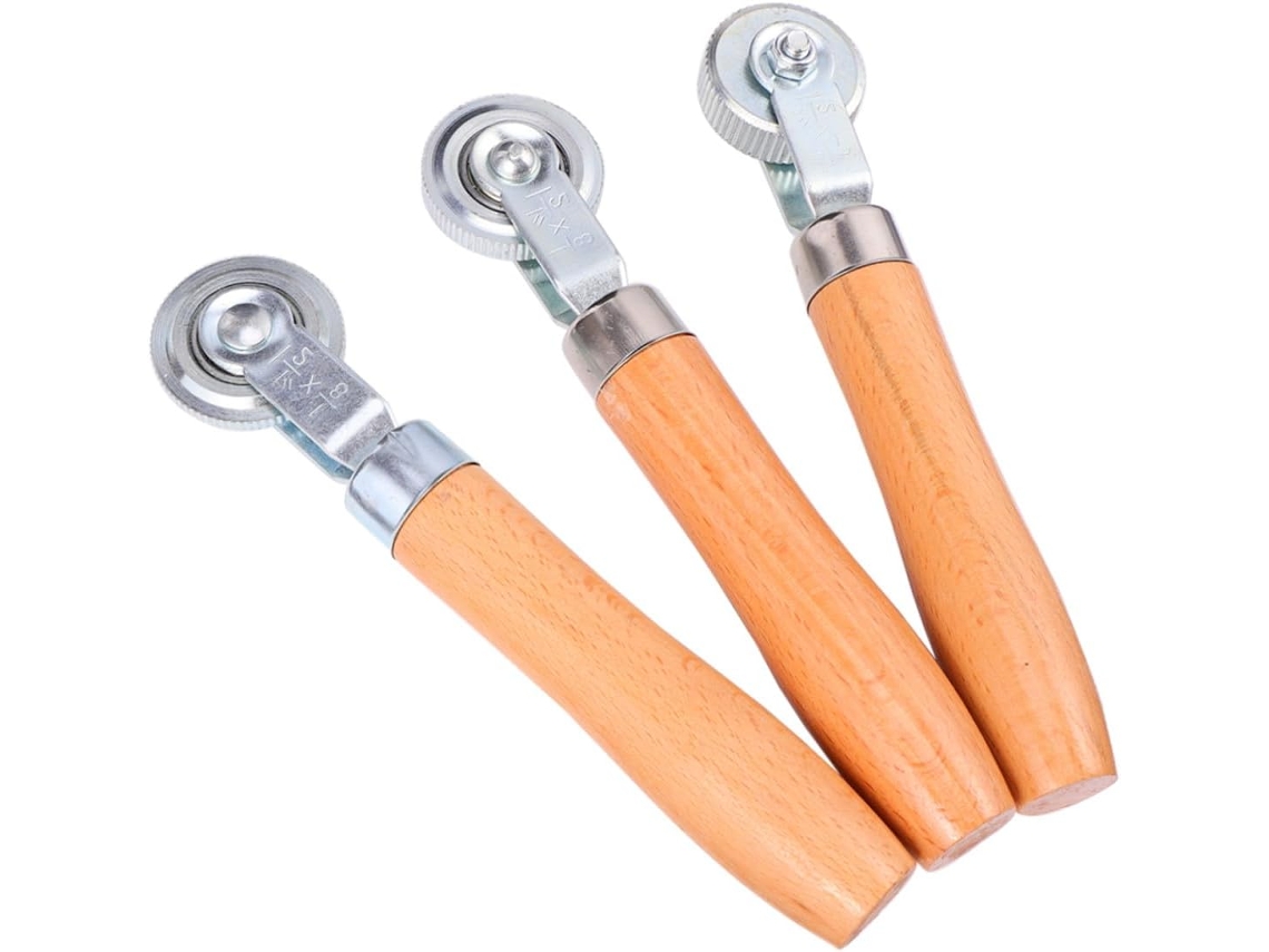 Conjunto De 3 Rolos Compactadores Para Pneus, Ferramenta Reparo Pneus