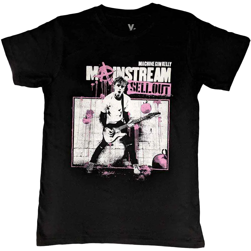 Machine Gun Kelly Mainstream Sellout Album T-shirt Unisex Rockinstone Size:m