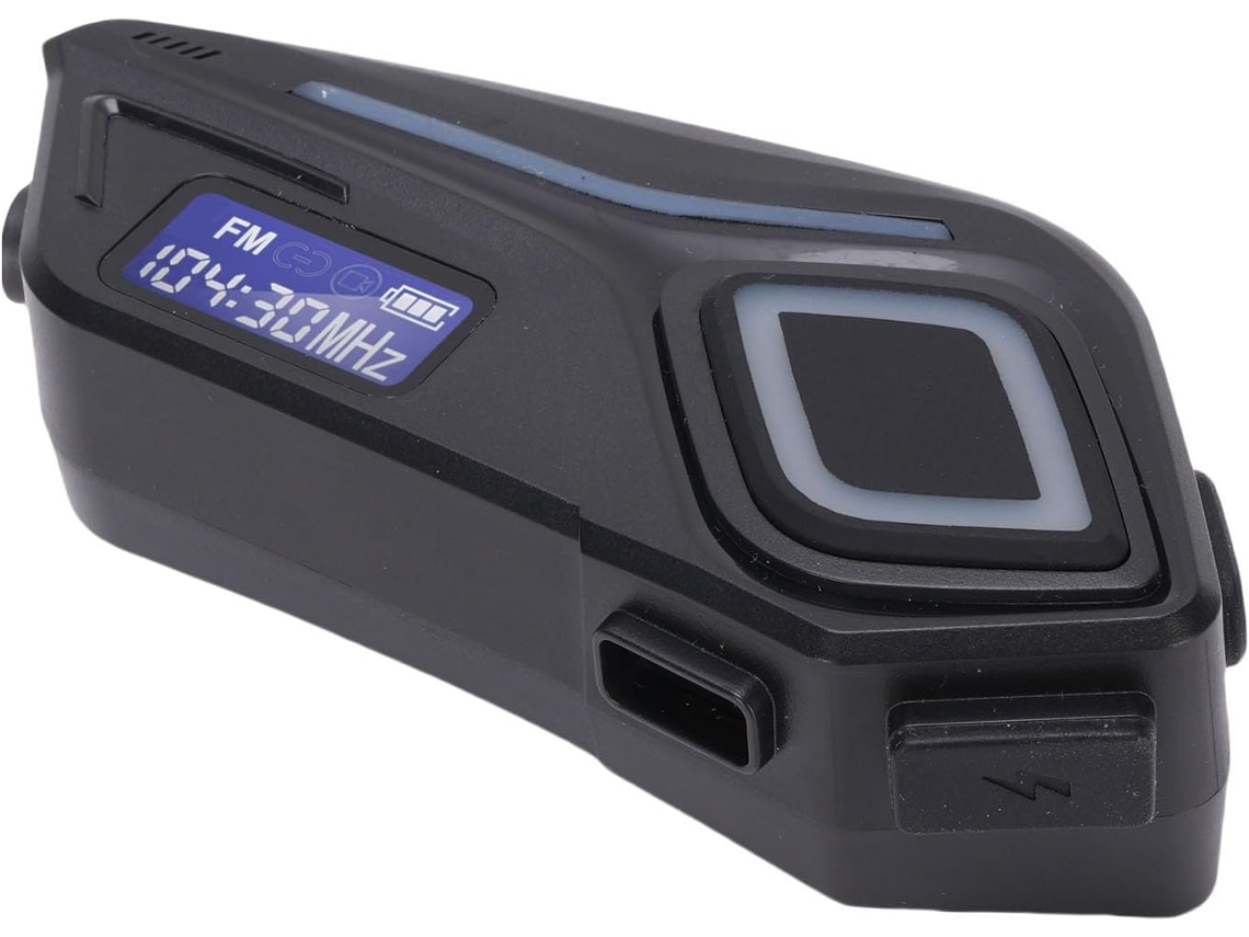 Haut-parleur De Casque Moto, Étanche, Avançado, Bluetooth 5.4, Para Motocyclistes, Son Stéréo 40mm, Noir, 1