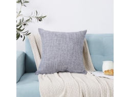 2026 fundas de Almohadas Decorativas de Lino 2 Unidades 40x40 Cm para Sofá Sala de Estar Gris
