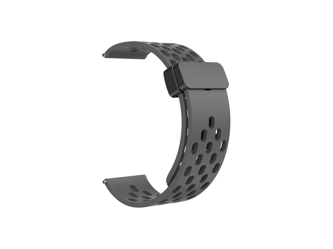 Pulseira Magnética De Silicone Com Design Perfurado, Compatível Com Huawei Gt5, Samsung Galaxy Watch6, Xiaomi S4, Mi
