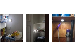 Luminária Noturna Led Kombuida Com Bateria Integrada, Prática E