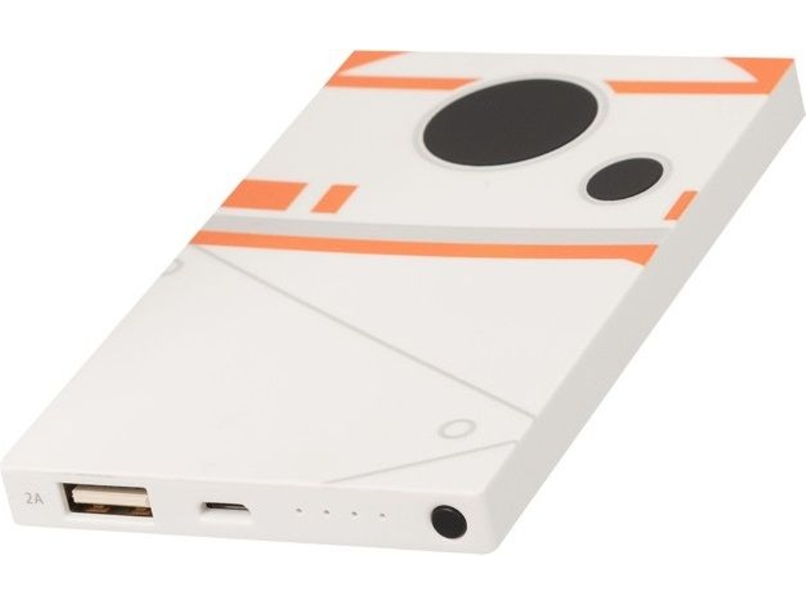 Powerbank TRIBE BB-8 (4000 mAh - 1 USB - 1 Micro-USB - Branco)