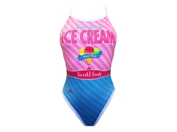 Fato de banho para Mulher TURBO Revolution Sweet&fresh Multicor para Natação (XL)