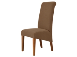 1 Pacote Protetor Removível para Cadeira de Sala de Jantar para Casa Restaurante-18 # Café Profundo EVELTEK Highxtype