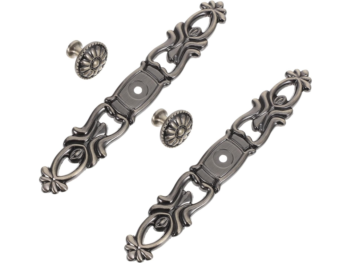 Conjunto De 1 Puxador Longo Estilo Retrô Europeu Em Liga Zinco Ou Bronze Vintage, Design Ergonômico, 15, 7x 2, 5cm, Para