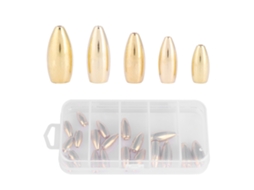 Kit de Pesca com Chumbos de Cobre e Latão Duráveis