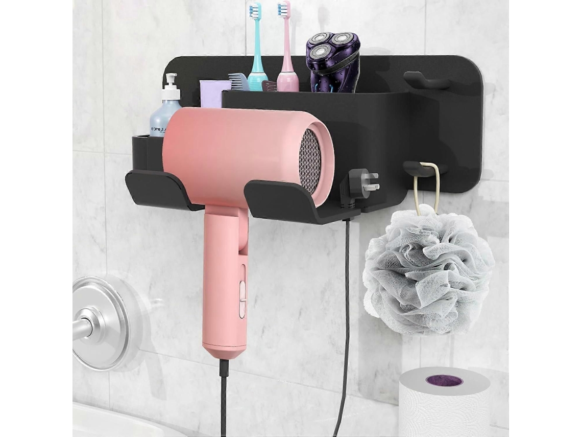 Suporte para Secador de Cabelo, Parede Cabelo Sem Furos, Or Ganizador Ferramentas GOKOCO