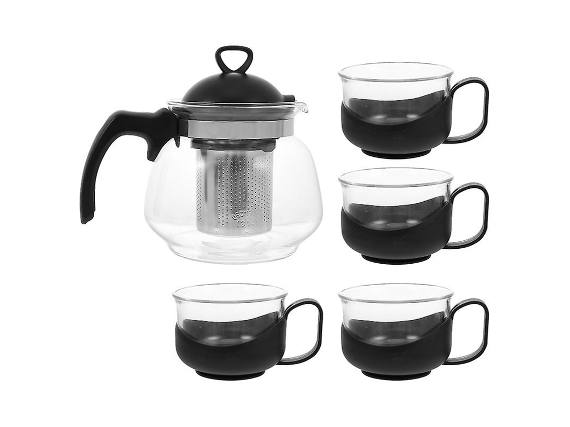 1 Conjunto De Bule De Chá De Vidro Allinless