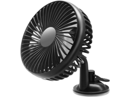Ventilador Para Carro Com Ventosa, Porta Usb E Fácil Instalação