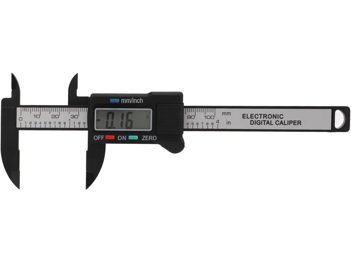 Paquímetro, Ferramenta De Medição Micrométrica, Mini Digital Led Leve,