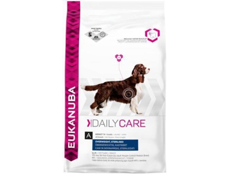 Ração para Cães EUKANUBA Daily Care Overweight Sterilized (12.5 Kg)