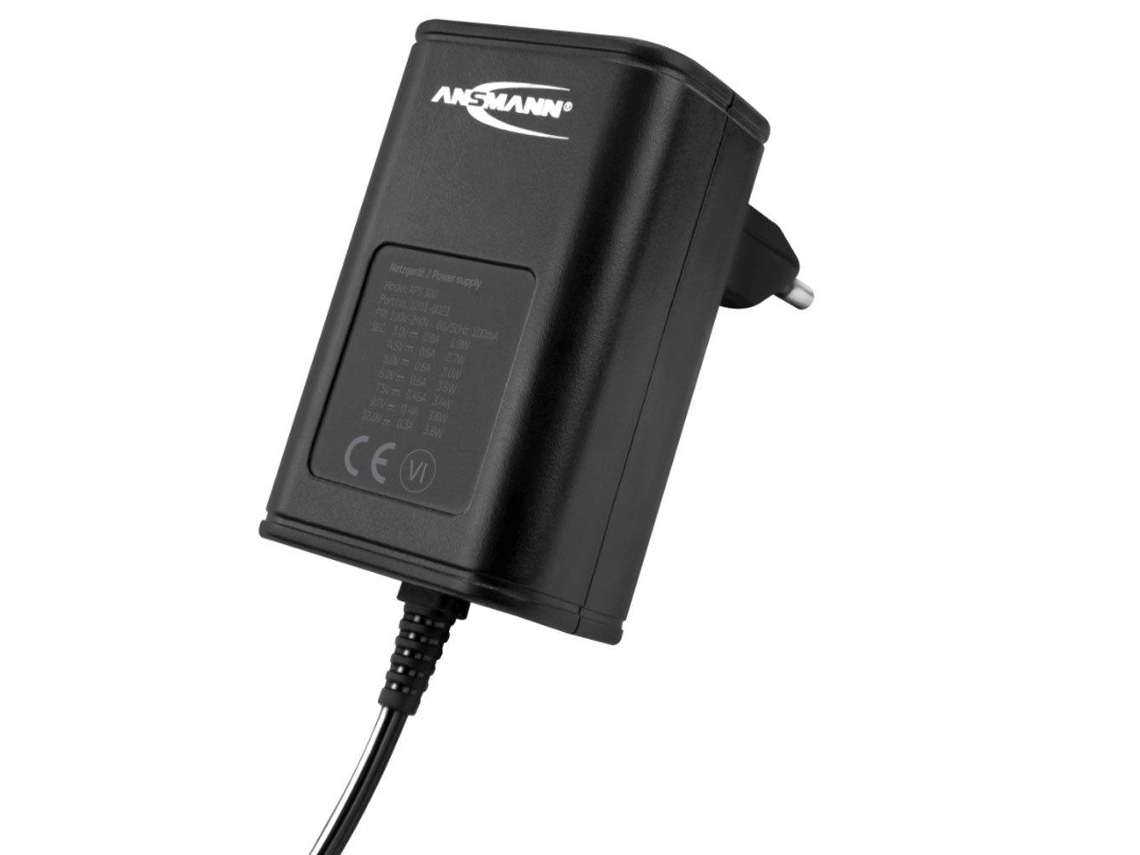 Ansmann Aps 300 Adaptador e Transformador Interior 3.6 W Preto