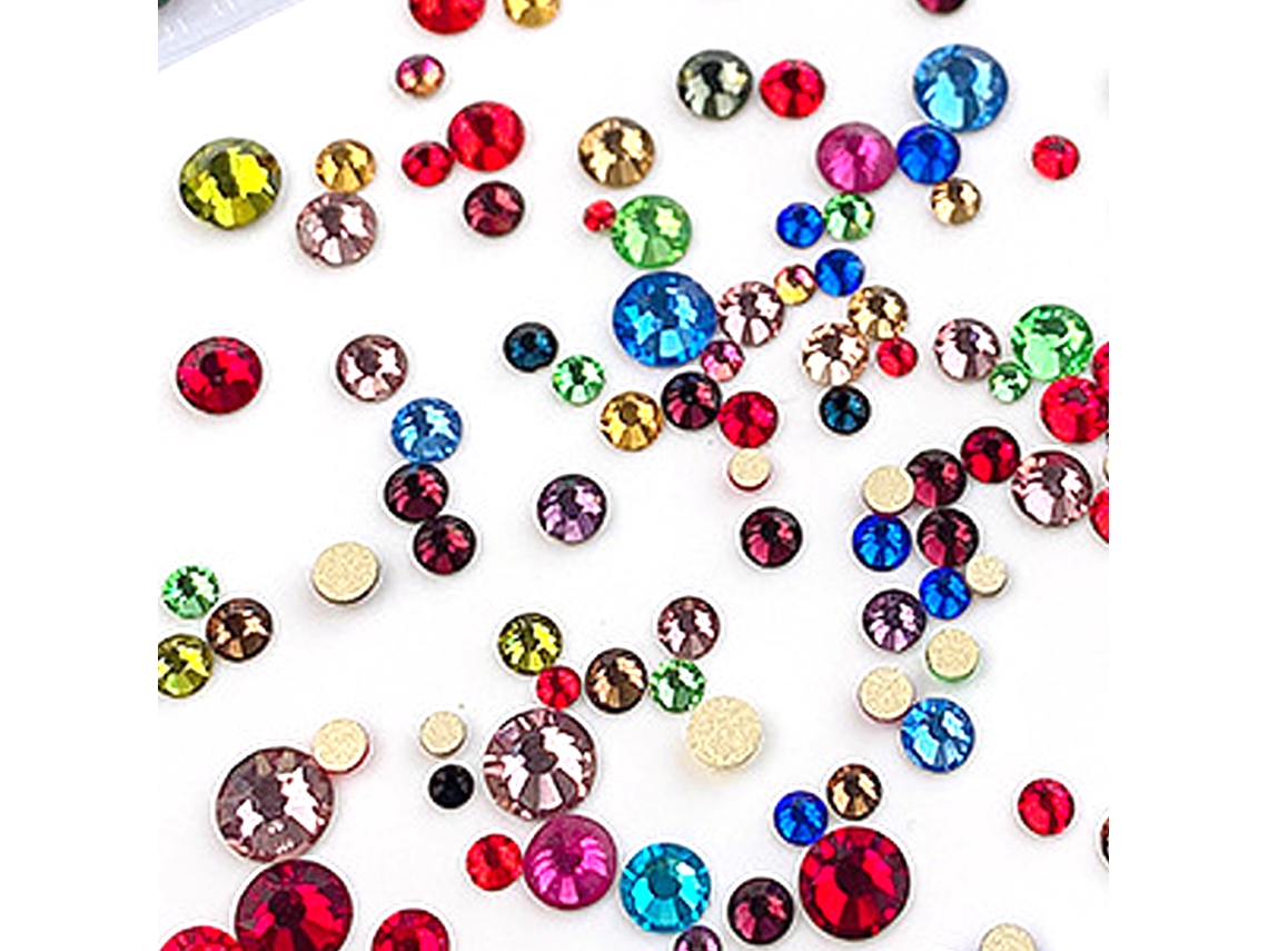 Arte de Unhas com Cristais Rhinestones Flatback KOFIHETY