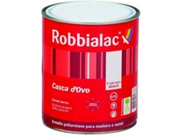 Esmalte Poliuretano para Madeira e Metal ROBBIALAC Casca de Ovo (Branco - 750 ml)