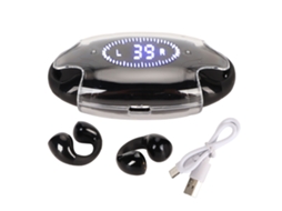 Auriculares con Traductor, 144 Idiomas, Bluetooth 5.3, Cancelación de Ruido, Pantalla Digital, Negro | S/MARCA