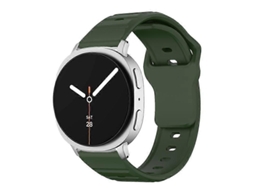 Pulseira De Silicone Com Textura Ondulada E Fivela De Pino Para Samsung Galaxy Watch8 / Watch8 Classic
