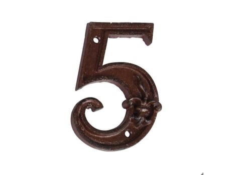 Número Da Casa Em Metal Número 5 Best For Boots
