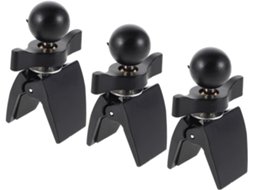 Conjunto De 3 Clipes Para Saída De Ar Do Carro Com Base Esférica De 17 Mm – Suporte