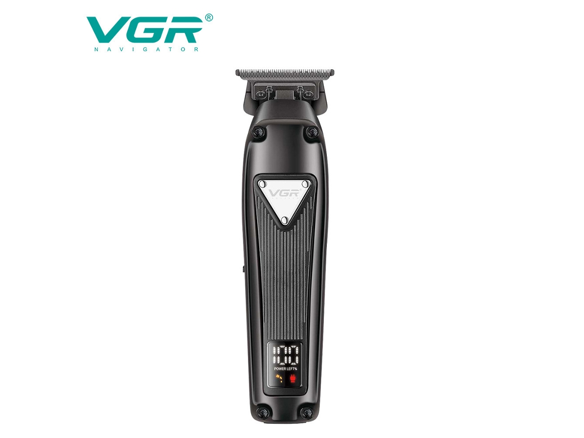 (preto) Máquina De Cortar Cabelo Estilo Retrô Pompadour, Aparador De Cabelo Elétrico De Alta Potência Com Visor Digital