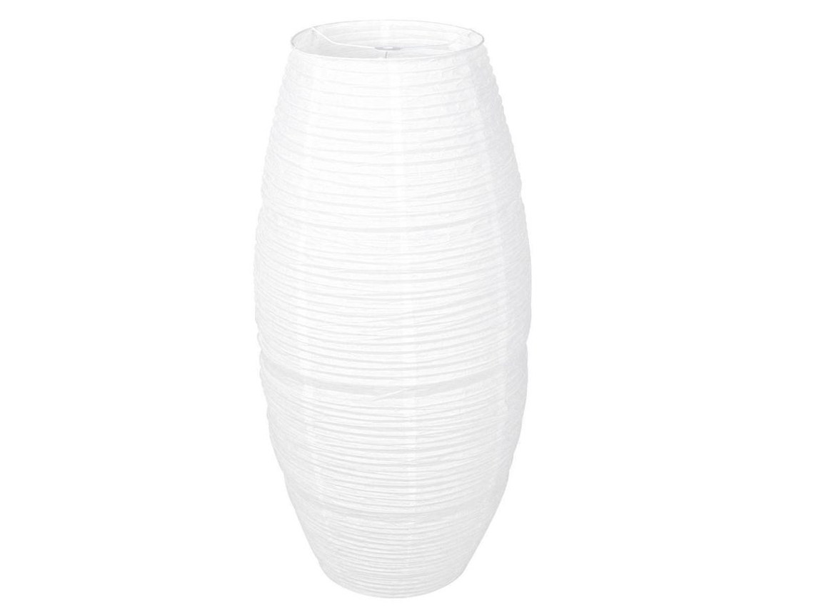 Lurelia Abajur De Papel Nórdico, Para Candeeiro De Chão, Em Ferro E Papel, Branco, 110x32x32 Cm, Desenho Decorativo