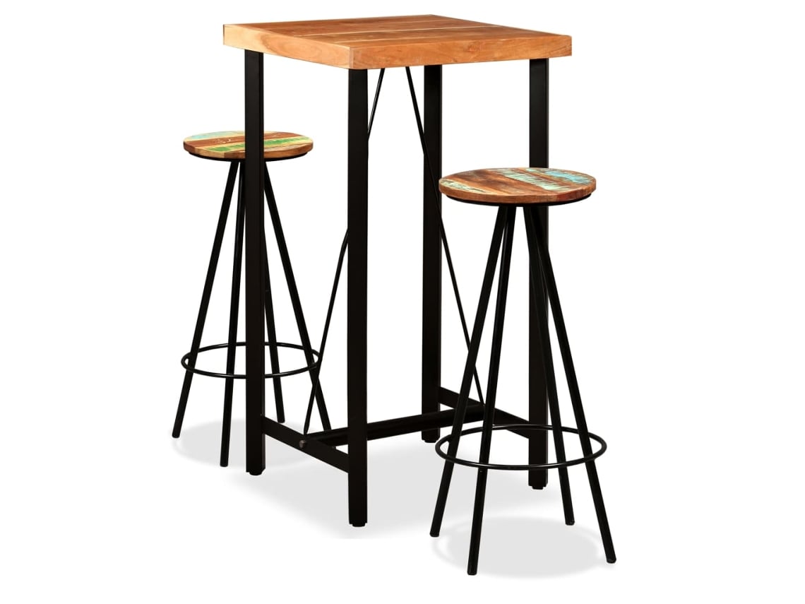Bar Set, Bar Sets Vidaxl Marrom Madeira